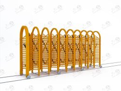 راهبند آکاردئونی با ورق مشبک