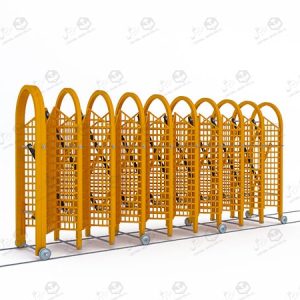 راهبند آکاردئونی با ورق مشبک